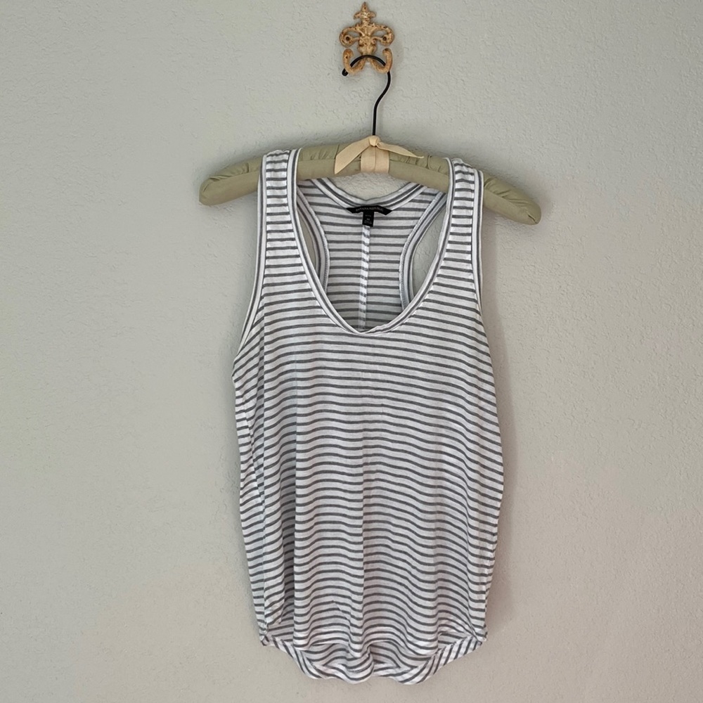 Banana Republic Striped Racerback Tank